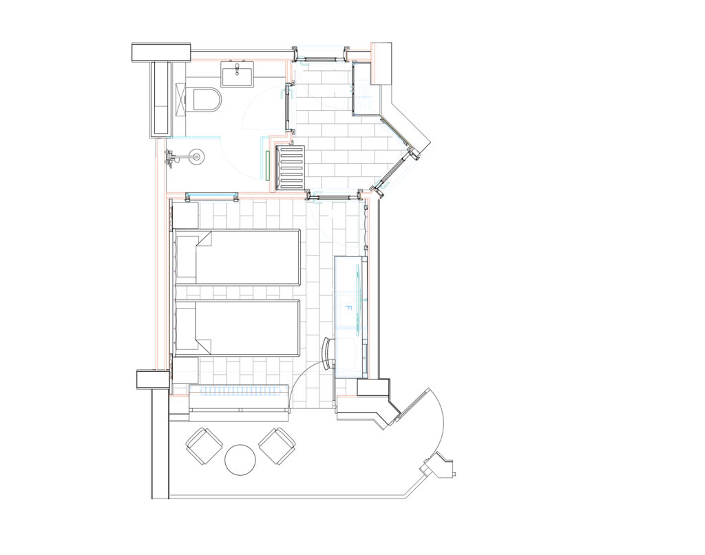 стая – ROOM 32 WITH TWO SINGLE BEDS в Alpin Arena Hotel, Боровец